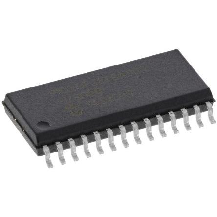 Microchip Mikrokontrolér PIC24FJ64GA002-I/SO 16 bit PIC 32 MHz 64kB Blesk 8 kB RAM, počet kolíků: 28 kolíkový, SOIC