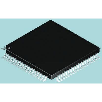 Microchip Mikrokontrolér PIC18F86J50-I/PT 8 bit PIC 48 MHz 64kB Blesk 3.904 kB RAM, počet kolíků: 80 kolíkový, TQFP