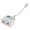 Adaptér RJ, řada: RS PRO, počet portů: 2portový Stíněné RJ45 délka prodloužení 150 mm Cat5, Adaptér T RS PRO