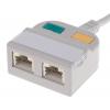 Adaptér RJ, řada: RS PRO, počet portů: 2portový Stíněné RJ45 délka prodloužení 150 mm Cat5, Adaptér T RS PRO