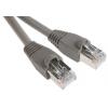 RS PRO Cat5e Ethernetové kabely, Šedá, Polyvinylchlorid, A: RJ45 1 m Vnější, B: RJ45 Vnější, typ pláště: STP