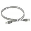 RS PRO Cat5e Ethernetové kabely, Šedá, Polyvinylchlorid, A: RJ45 1 m Vnější, B: RJ45 Vnější, typ pláště: STP