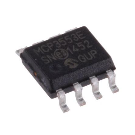 Microchip ADC MCP3553-E/SN 1 22 bitů 60 sps, SOIC, počet kolíků: 8 kolíkový