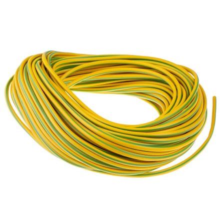 Kabelový návlek Polyvinylchlorid Žlutá, Zelená RS PRO 30m