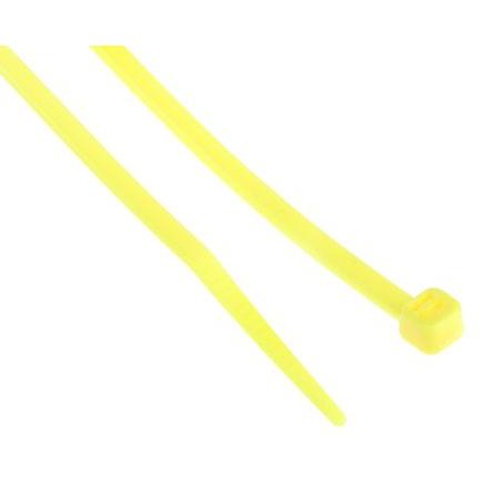 Stahovací páska Nerozpojitelné 203 mm 3.6mm Žlutá Nylon 66 RS PRO