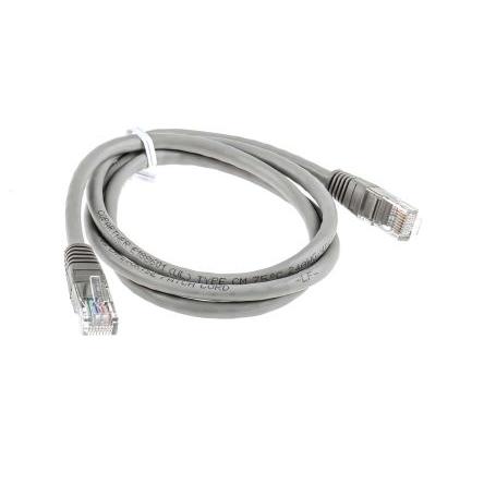 RS PRO Cat5e Ethernetové kabely, Šedá, Polyvinylchlorid, A: RJ45 1 m Vnější, B: RJ45 Vnější, typ pláště: U/UTP