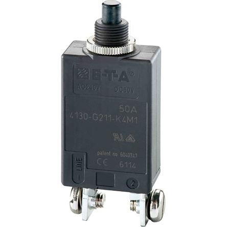 Tepelná pojistka 50A 1pólový 4130 ETA High Performance Thermal Circuit Breaker Panel