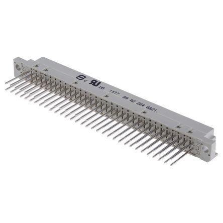 HARTING Konektor DIN 41612, řada: DIN 41612, orientace těla: Rovný, rozteč: 2.54 mm, počet kontaktů: 64, počet řad: 2