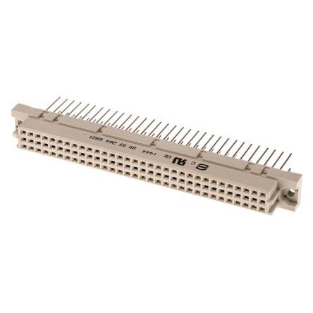 HARTING Konektor DIN 41612, řada: DIN 41612, orientace těla: Rovný, rozteč: 2.54 mm, počet kontaktů: 64, počet řad: 2