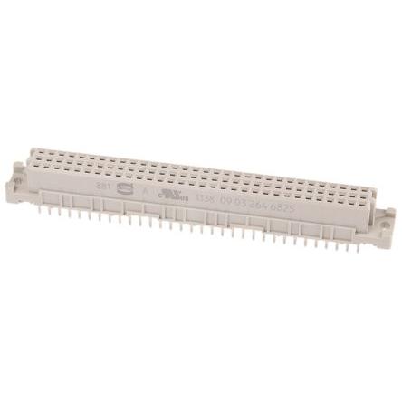 HARTING Konektor DIN 41612, řada: DIN 41612, orientace těla: Rovný, rozteč: 2.54 mm, počet kontaktů: 64, počet řad: 2