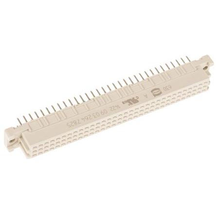 HARTING Konektor DIN 41612, řada: DIN 41612, orientace těla: Rovný, rozteč: 2.54 mm, počet kontaktů: 64, počet řad: 3