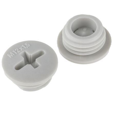 Zaslepovací zátka pro kabelové průchodky Polyamid vyztužený skelným vláknem M12 14 mm Se závitem, IP54 Světle šedá Lapp