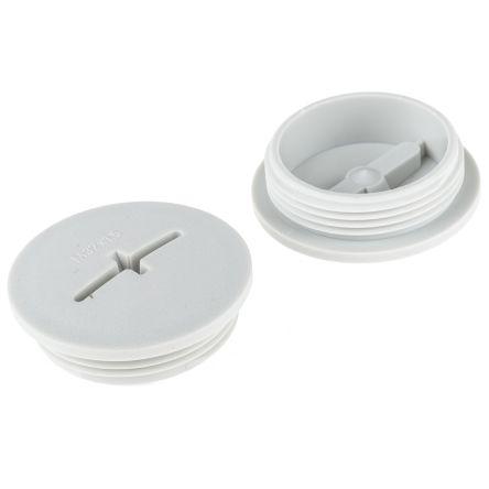 Zaslepovací zátka pro kabelové průchodky Polyamid vyztužený skelným vláknem M32 37 mm Se závitem, IP54 Světle šedá Lapp