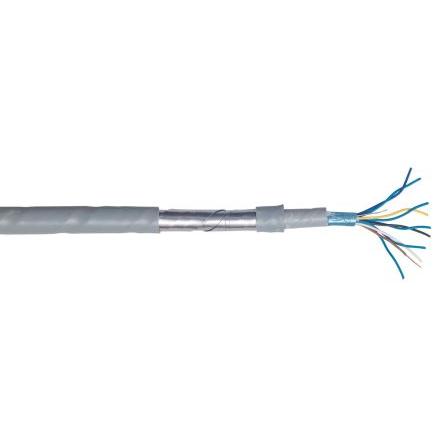 Telefonní kabel 15párový, Slonovinová, Šedá, 300V 100 m Adaltra 30