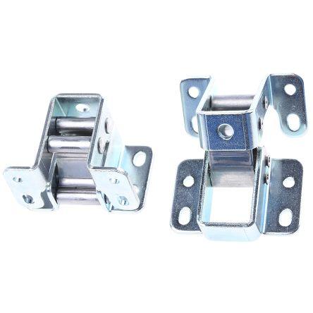 Skrytý závěs Výkyvné Skrytý, Pozinkovaný, Ocel Lh nebo Rh, délka: 44 mm x 32mm x 2 mm Pinet