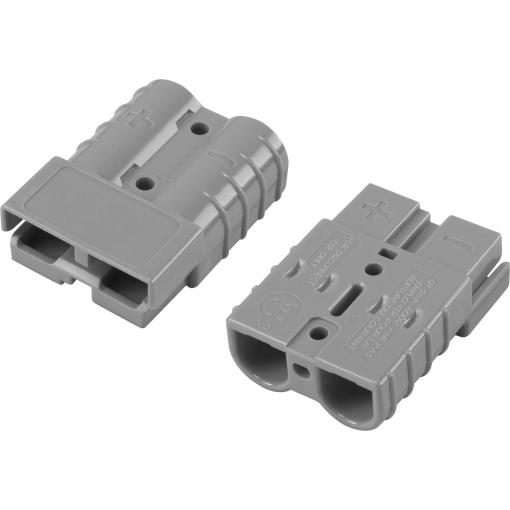 TRU COMPONENTS Konektor pro vysokoproudé baterie, 50 A šedá Množství: 1 ks