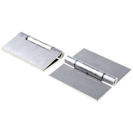 Kloubový závěs Výkyvné Patka, Nerezová ocel, délka: 70 mm x 70mm x 2 mm Pinet