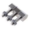 Blokový závěs Výkyvné Blok, Ocel, Ocel Upevnění šroubem, délka: 36 mm x 12mm x 12 mm Pinet