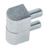 Blokový závěs Výkyvné Blok, Ocel, Ocel Upevnění šroubem, délka: 33 mm x 16mm x 16 mm Pinet