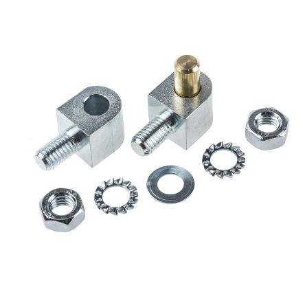 Blokový závěs Výkyvné Blok, Ocel, Ocel Upevnění šroubem, délka: 33 mm x 16mm x 16 mm Pinet