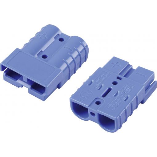 TRU COMPONENTS Konektor pro vysokoproudé baterie, 50 A modrá Množství: 1 ks