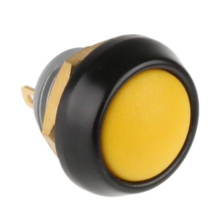 ITW Switches Miniaturní tlačítkový spínač, řada: 59 IP67 SPST Panel Okamžité 13.6 mm 400mA, barva LED: Čirá 125 V 125 V