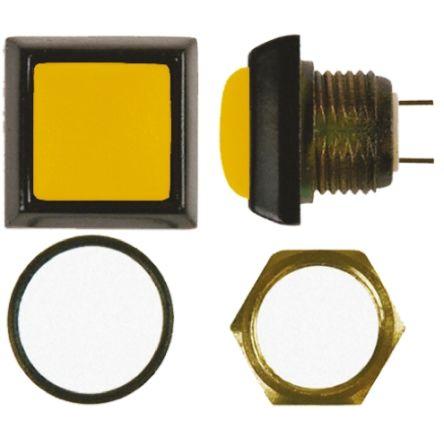 ITW Switches Miniaturní tlačítkový spínač, řada: 59 IP67 SPST Panel Okamžité 13.6 mm 400mA, barva LED: Čirá 125 V 125 V