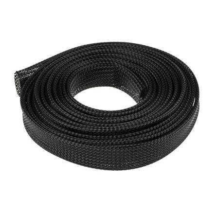Kabelový návlek Polybutylentereftalát Expanzní poměr Pletený Černá RS PRO 20 mm 5m