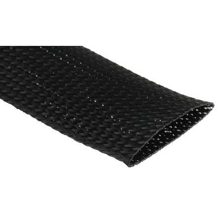 Kabelový návlek Polybutylentereftalát Expanzní poměr Pletený Černá RS PRO 73 mm 5m