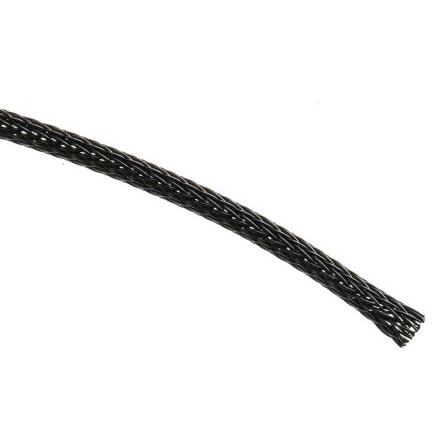 Kabelový návlek Polybutylentereftalát Expanzní poměr Pletený Černá RS PRO 6.35 mm 30m