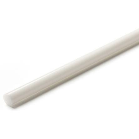 RS PRO Acetalová tyč Bílá, délka: 500 mm x 100 mm v prům.