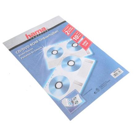 Pouzdro CD 10 Per Pack ks, Průhledné Hama 2 per case