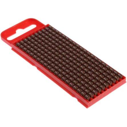 Označovač kabelu, řada: WIC1 Zaklapávací barva Bílá 3 mm x 5mm HellermannTyton Hnědá 1 2.8 mm 561-01611 WIC1-1-PA66-BN