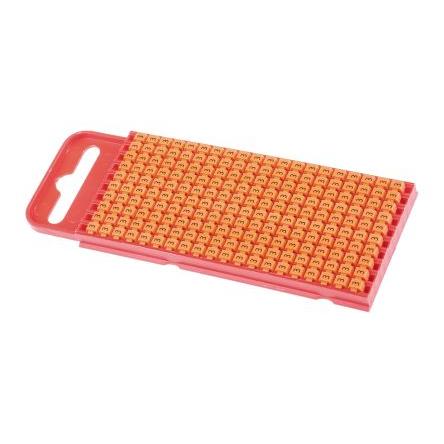 Označovač kabelu, řada: WIC1 Zaklapávací barva Bílá 3 mm x 5mm HellermannTyton Oranžová 3 2.8 mm 561-01633