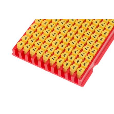 Označovač kabelu, řada: WIC1 Zaklapávací barva Černá 3 mm x 5mm HellermannTyton Žlutá 4 2.8 mm 561-01644 WIC1-4-PA66-YE