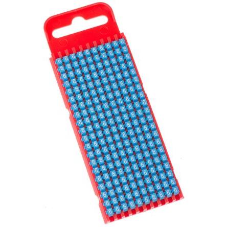 Označovač kabelu, řada: WIC1 Zaklapávací barva Bílá 3 mm x 5mm HellermannTyton Modrá 6 2.8 mm 561-01666 WIC1-6-PA66-BU