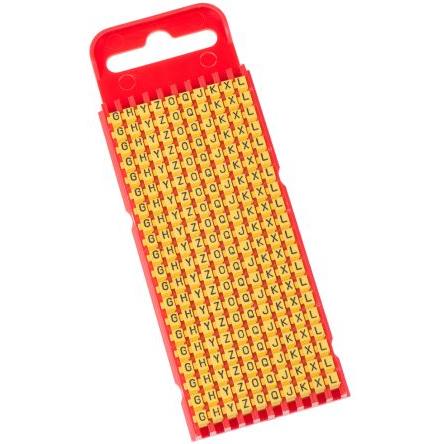 Označovač kabelu, řada: WIC1 Zaklapávací barva Černá 3 mm x 5mm HellermannTyton Žlutá H, J, K, L, X, O, Q, Y, G, Z 2.8