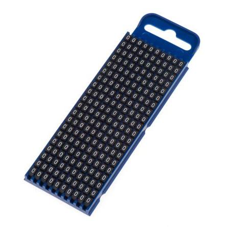 Označovač kabelu, řada: WIC2 Zaklapávací barva Bílá 3 mm x 5.6mm HellermannTyton Černá 0 3.8 mm 561-02600 WIC2-0-PA66-BK