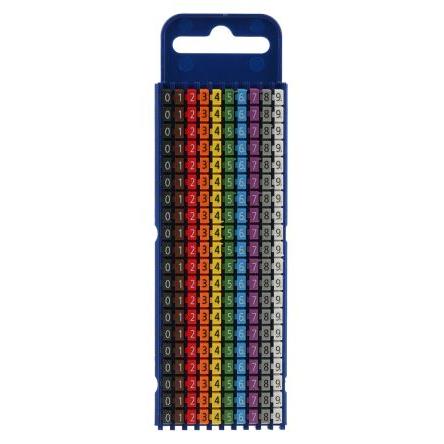 Označovač kabelu, řada: WIC2 Zaklapávací 3 mm x 5.6mm HellermannTyton 0-9 3.8 mm 561-02100 WIC2-0-9-PA66-SPECIAL