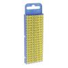 Označovač kabelu, řada: WIC2 Zaklapávací barva Černá 3 mm x 5.6mm HellermannTyton Bílá +, A, E, Uzemnění, L, N, R, S, T