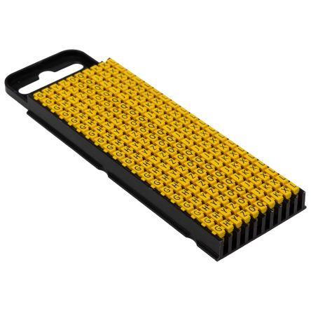 Označovač kabelu, řada: WIC2 Zaklapávací 3 mm x 5.6mm HellermannTyton G, H, J, K, L, O, Q, X, Y, Z 3.8 mm 561-02003