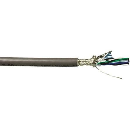 Datový kabel, řada: XTRA-GUARD FLEX 5 párů v balení, Polyvinylchlorid, 300V, chování ohně: FT4 Alpha Wire 30 m, Šedá
