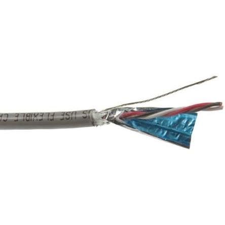 Vícežilové průmyslové kabely, řada: XTRA-GUARD FLEX, Polyvinylchlorid, 300V Alpha Wire 30 m, Šedá