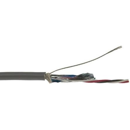 Vícežilové průmyslové kabely, řada: XTRA-GUARD FLEX, Polyvinylchlorid, 300V Alpha Wire 30 m, Šedá