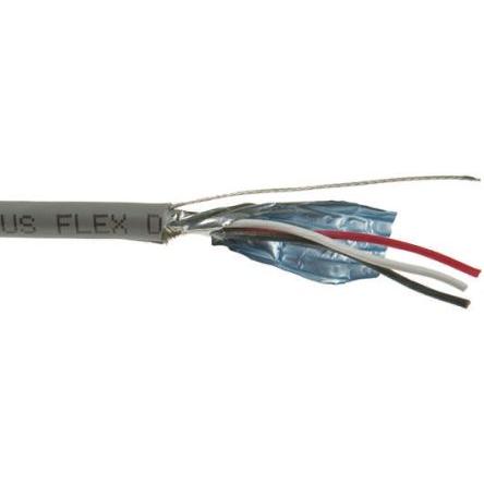 Vícežilové průmyslové kabely, řada: XTRA-GUARD FLEX, Polyvinylchlorid, 300V Alpha Wire 30 m, Šedá