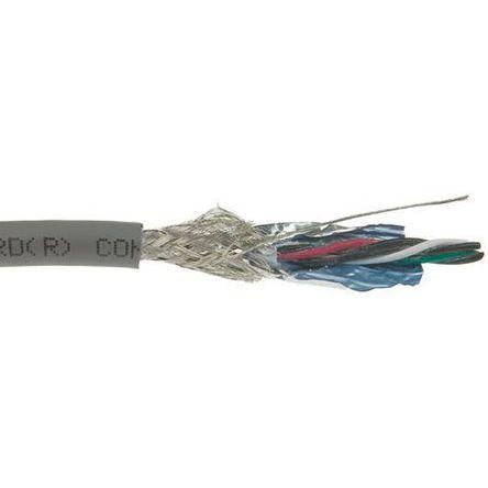 Datový kabel, řada: XTRA-GUARD FLEX, Polyvinylchlorid, 300V, chování ohně: FT4 Alpha Wire 30 m, Černá