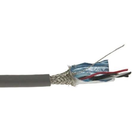Datový kabel, řada: XTRA-GUARD FLEX 2 párů v balení, Polyvinylchlorid, 300V Alpha Wire 30 m, Černá