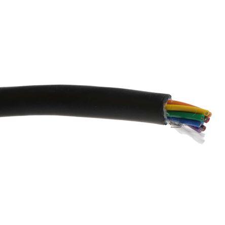 Ovládací kabel, řada: XTRA-GUARD 2 8žilový, 300V Polyetylen plášť 0.23mm² 24 AWG, vnější průměr: 5.56 mm Alpha Wire
