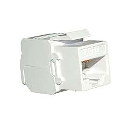 Decelect Konektor RJ45, řada: MDC Vnitřní Cat5e, počet cest: 8, Rovný, Zacvakávací montáž UTP, počet portů: 1portový