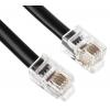 Příslušenství telefonů, Černá 3 m Decelect Telefonní kabel